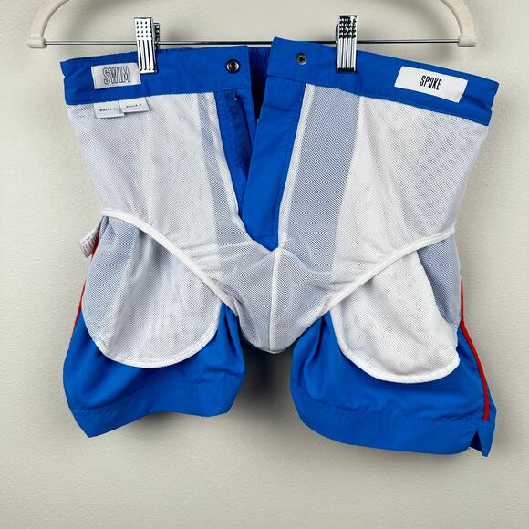 Spoke Men's Swim Trunks Shorts Mesh Lined Cobalt Blue Men's 31 Build A Beach - Picture 10 of 16